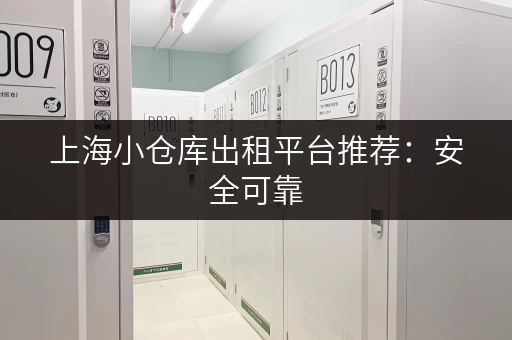 上海小仓库出租平台推荐：安全可靠，多种选择