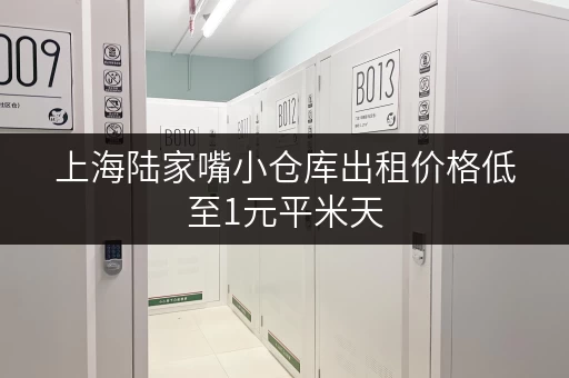 上海陆家嘴小仓库出租价格低至1元平米天，超值优惠！