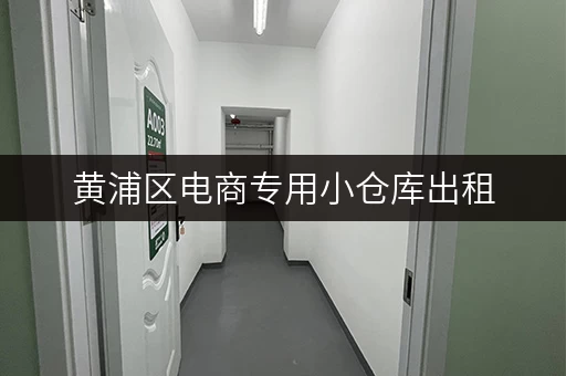 黄浦区电商专用小仓库出租，电话及地址信息。