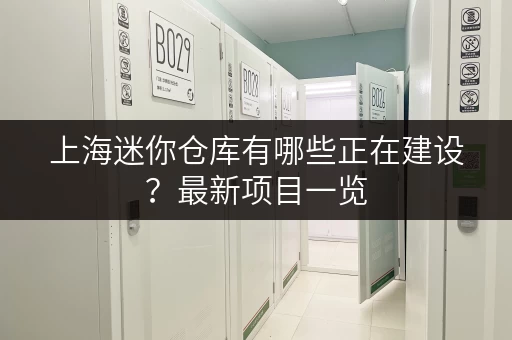 上海迷你仓库有哪些正在建设？最新项目一览