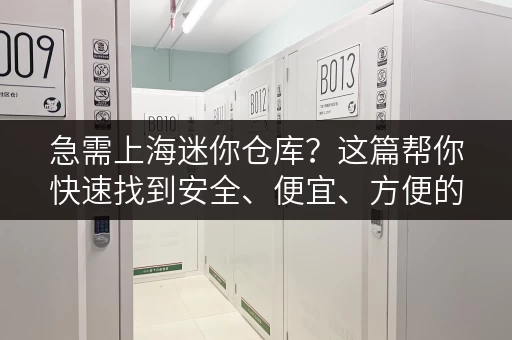 急需上海迷你仓库？这篇帮你快速找到安全、便宜、方便的仓库！