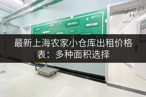 最新上海农家小仓库出租价格表：多种面积选择，总有一款适合你