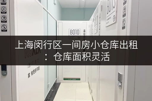 上海闵行区一间房小仓库出租：仓库面积灵活，安全有保障！