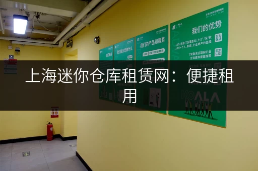 上海迷你仓库租赁网：便捷租用，省心省力！