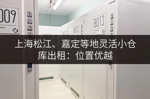 上海松江、嘉定等地灵活小仓库出租：位置优越，交通便利