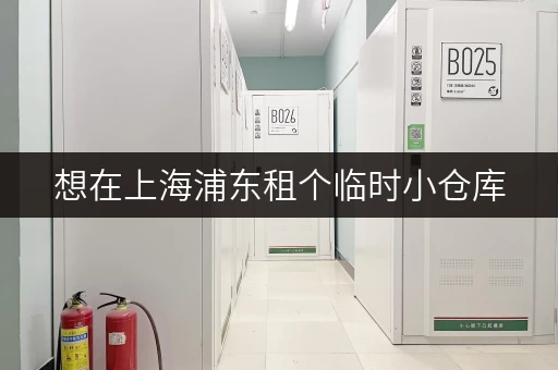 想在上海浦东租个临时小仓库，租金是多少？