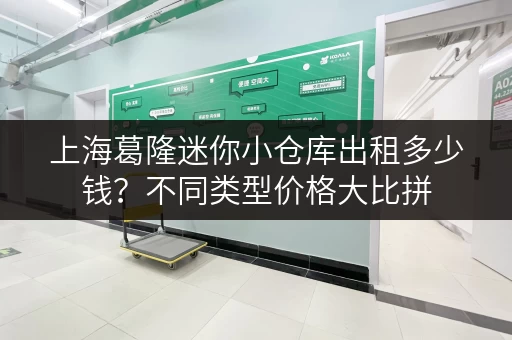 上海葛隆迷你小仓库出租多少钱？不同类型价格大比拼