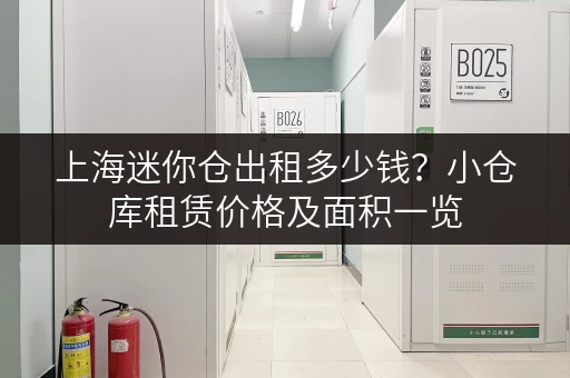 上海迷你仓出租多少钱？小仓库租赁价格及面积一览