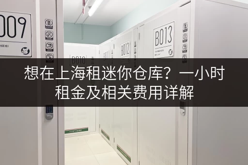 想在上海租迷你仓库？一小时租金及相关费用详解