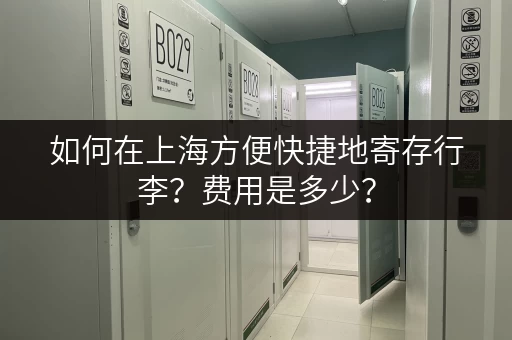 如何在上海方便快捷地寄存行李？费用是多少？