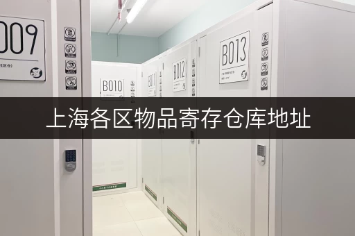 上海各区物品寄存仓库地址，帮你解决存储难题！