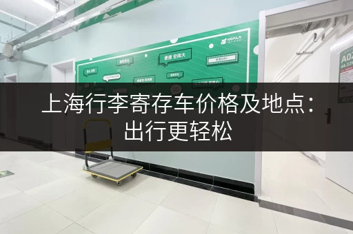 上海行李寄存车价格及地点：出行更轻松