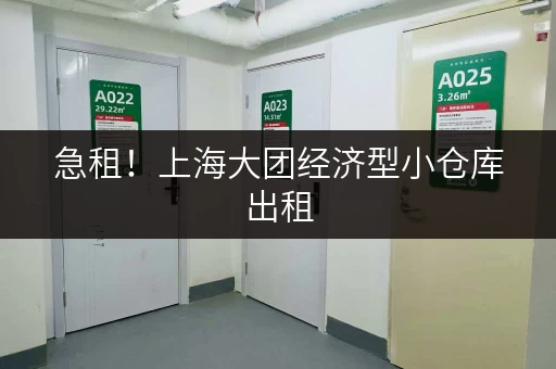 急租！上海大团经济型小仓库出租，拎包入住，方便快捷