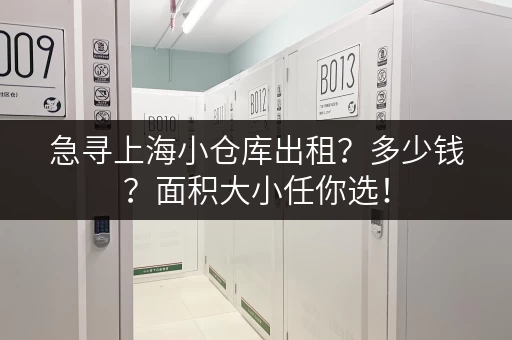 急寻上海小仓库出租？多少钱？面积大小任你选！