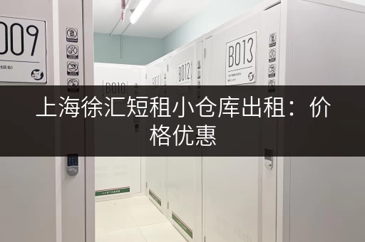 上海徐汇短租小仓库出租：价格优惠，多种选择