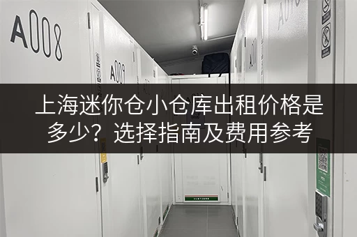 上海迷你仓小仓库出租价格是多少？选择指南及费用参考