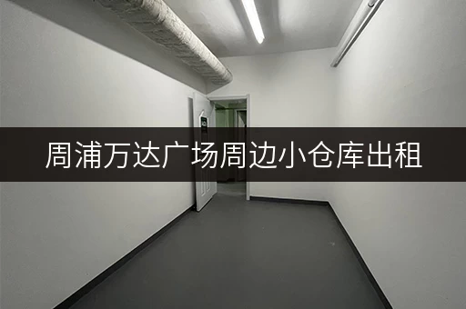 周浦万达广场周边小仓库出租，租金一天多少钱？
