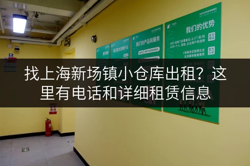 找上海新场镇小仓库出租？这里有电话和详细租赁信息