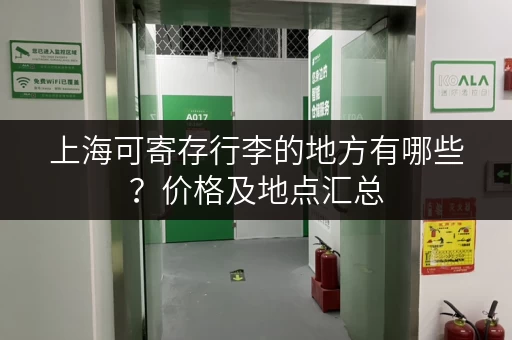 上海可寄存行李的地方有哪些？价格及地点汇总
