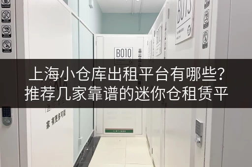 上海小仓库出租平台有哪些？推荐几家靠谱的迷你仓租赁平台