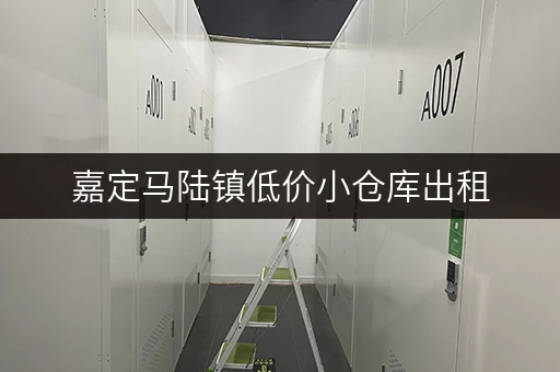 嘉定马陆镇低价小仓库出租，适合电商和小型企业