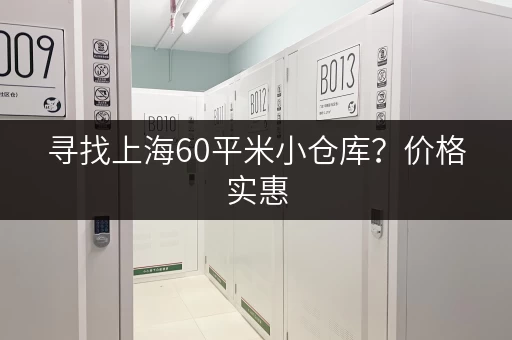 寻找上海60平米小仓库？价格实惠，多种选择！
