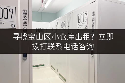 寻找宝山区小仓库出租？立即拨打联系电话咨询