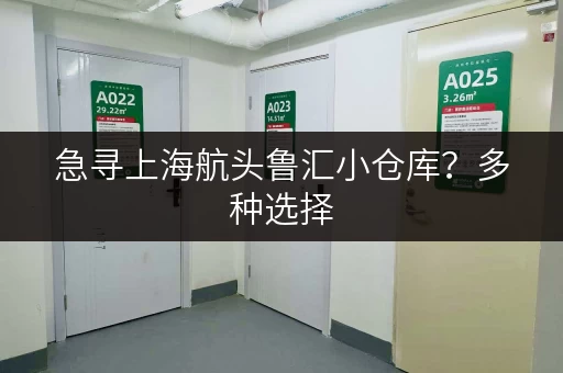 急寻上海航头鲁汇小仓库？多种选择，满足您的需求！