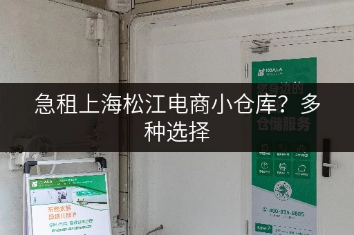 急租上海松江电商小仓库？多种选择，价格面议，欢迎咨询！