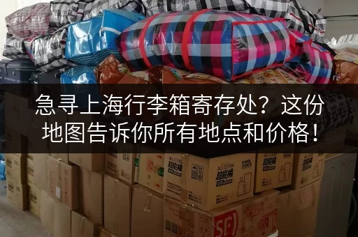 急寻上海行李箱寄存处？这份地图告诉你所有地点和价格！