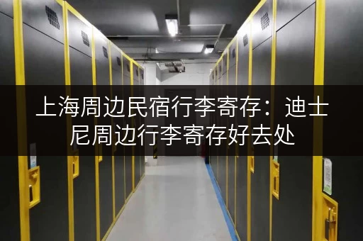 上海周边民宿行李寄存：迪士尼周边行李寄存好去处