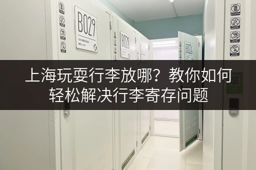 上海玩耍行李放哪？教你如何轻松解决行李寄存问题