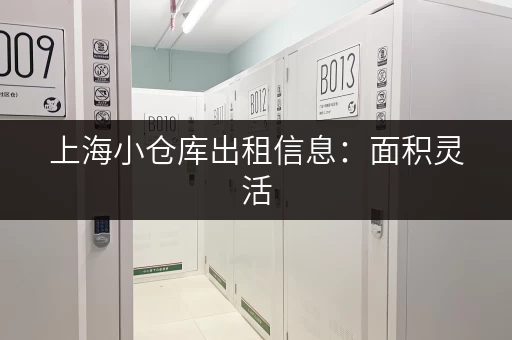 上海小仓库出租信息：面积灵活，租金可议，立即咨询