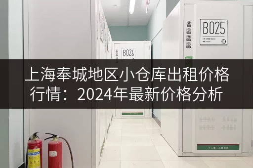 上海奉城地区小仓库出租价格行情：2024年最新价格分析
