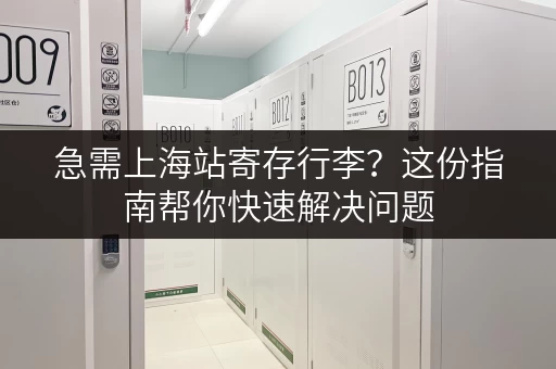 急需上海站寄存行李？这份指南帮你快速解决问题