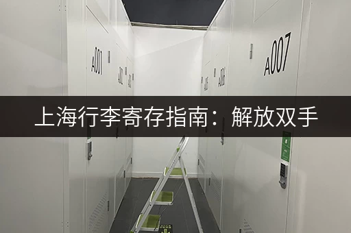 上海行李寄存指南：解放双手，畅游上海各大景点