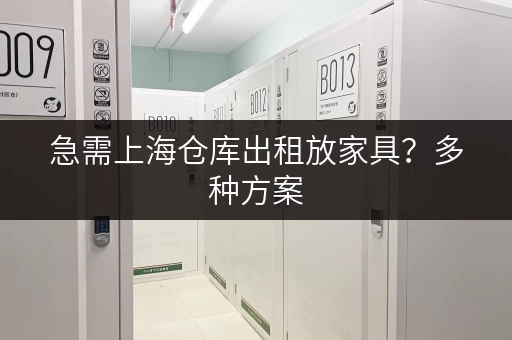 急需上海仓库出租放家具？多种方案，快速解决