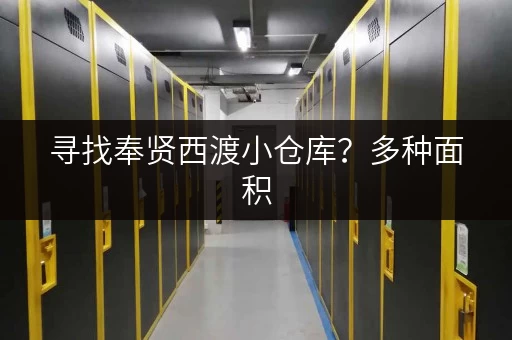 寻找奉贤西渡小仓库？多种面积，价格实惠，拎包入住！