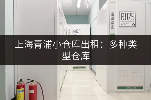 上海青浦小仓库出租：多种类型仓库，任您挑选