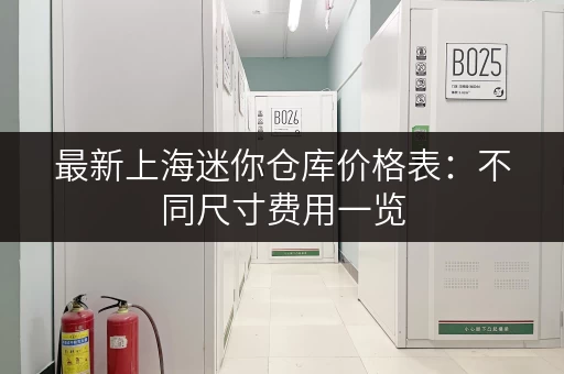 最新上海迷你仓库价格表：不同尺寸费用一览