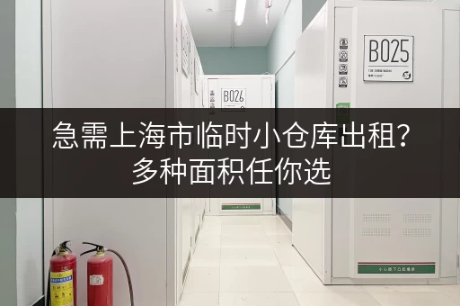 急需上海市临时小仓库出租？多种面积任你选