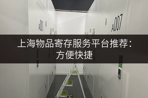 上海物品寄存服务平台推荐：方便快捷，安全可靠