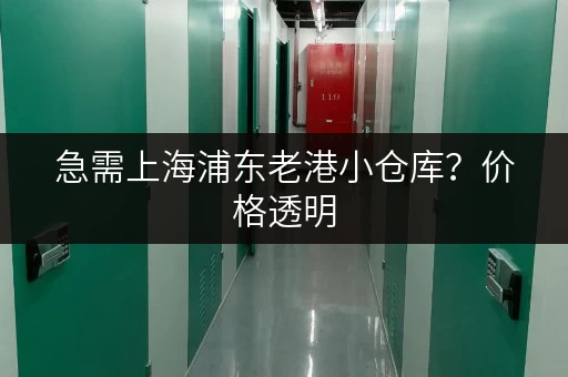 急需上海浦东老港小仓库？价格透明，多种面积可租！