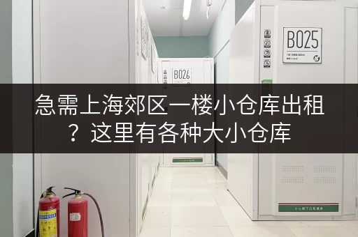 急需上海郊区一楼小仓库出租？这里有各种大小仓库，价格透明！