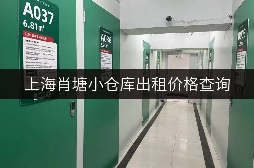 上海肖塘小仓库出租价格查询，帮你省钱又省心！