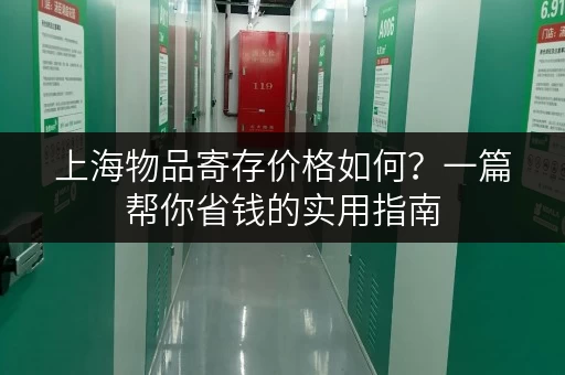 上海物品寄存价格如何？一篇帮你省钱的实用指南