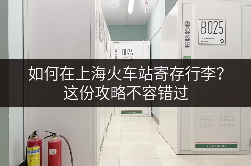 如何在上海火车站寄存行李?这份攻略不容错过 如何在上海火车站寄存行李?这份攻略不容错过