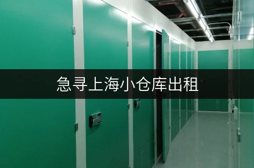 急寻上海小仓库出租，有哪些推荐？
