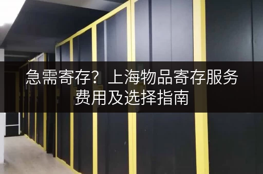 急需寄存？上海物品寄存服务费用及选择指南
