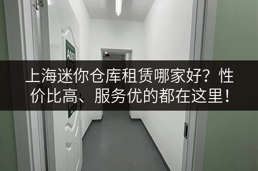 上海迷你仓库租赁哪家好？性价比高、服务优的都在这里！